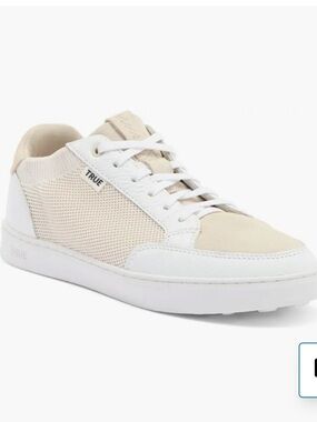 TRUE Linkswear Men’s Cream & White Athletic Sneaker